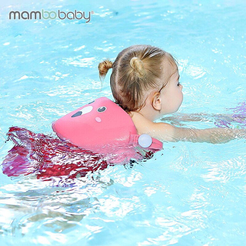 Mambobaby galleggiante da allenamento per nuoto per bambini Non gonfiabile per bambini allenatore di nuoto per bambini galleggianti d&#39;acqua gilet ad anello con ali da braccio
