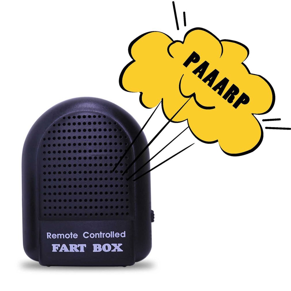 Funny Tricky Electronic Remote Fart Box Series Control Woody Authentic-sounding Magnetic Fart Box