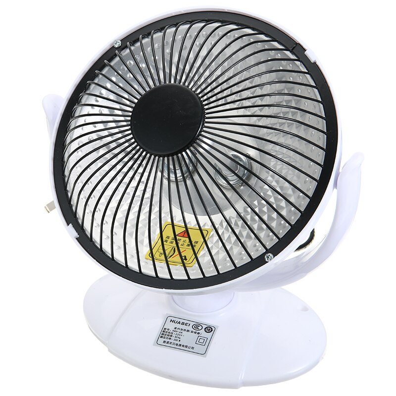 1Pc 6" 200W Mini Electric Heater Fan Winter Air Warmer Silent Desk Home Heating Electric Warm Air Fan Office Room Heaters