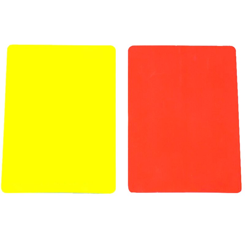 Soccer Referee Red Yellow Card Record Football Match Warning Card for Sports SEC88