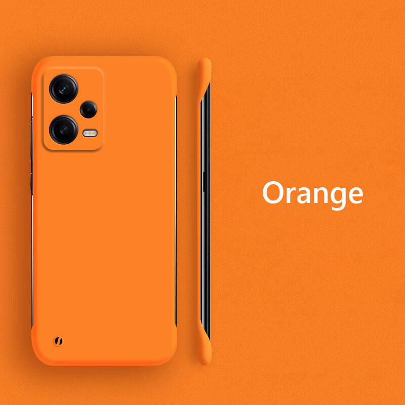 Ramlöst, smalt, matt, hårt pc-bakstycke till xiaomi redmi note 12 pro plus turbo note 12 pro plus +5g, stötsäkert fodral: Bomull / Marinblå