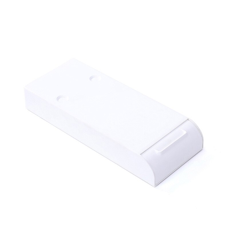 Szuflada samoprzylepna biała szara przezroczysta szuflada strąk biurkiem na ołówki długopisy schowek na różności kreatywna szuflada: biały