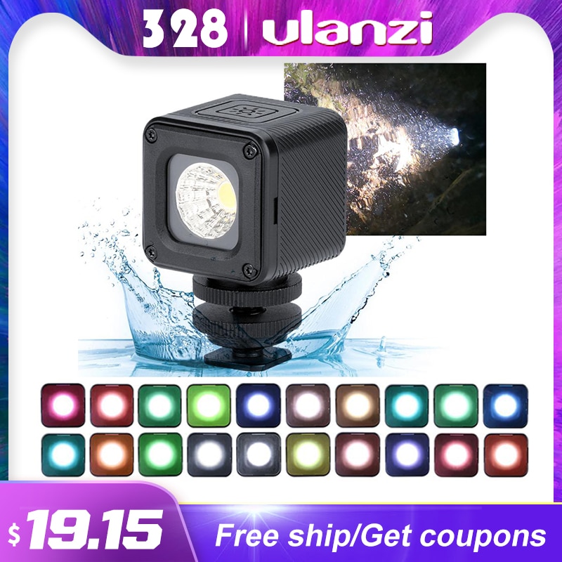 Ulanzi L1 L1 Pro Waterdichte Dimbare Led Video Light Voor Canon Nikon Dslr Adventure Verlichting Voor Dji Osmo Pocket Action gopro