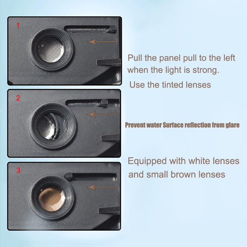Draagbare Vergrootglazen Plastic Lens Vergrootglas Verrekijker Telescoop Voor Horloge Voetbalwedstrijd Outdoor Vissen Wandelen ENA88