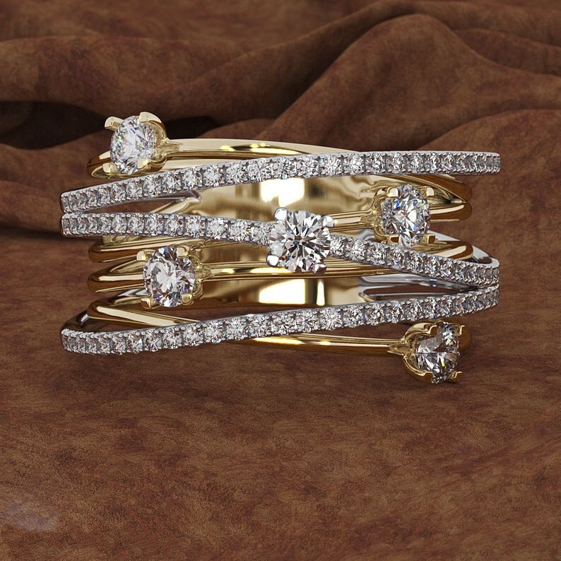 Anillo de plata esterlina 925 para mujer, sortija de compromiso y boda, 3 colores, AAAAA, cz