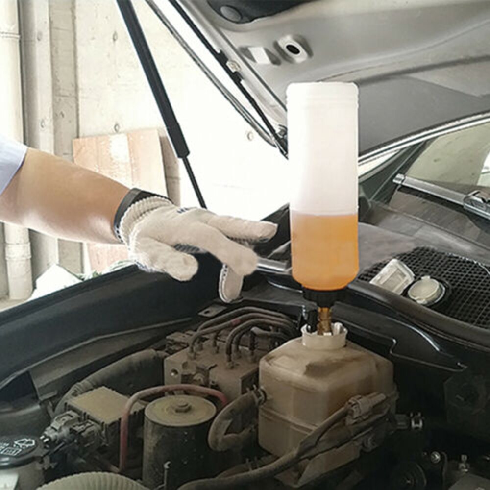 1.75l bærbar bil pneumatisk pumpe bremsevæskeudluftningssæt højeffektiv biludsugningspumpe olieudluftningsværktøj