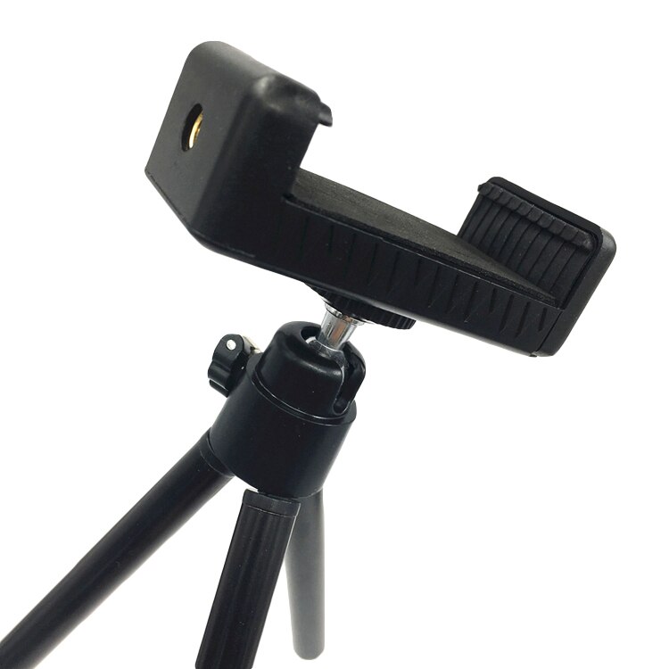 GAQOU Universal Phone Holder Clip for Mobile Bracket Monopod Camera Tripod Mount Holder Stand for iPhone Samsung Xiaomi Phone