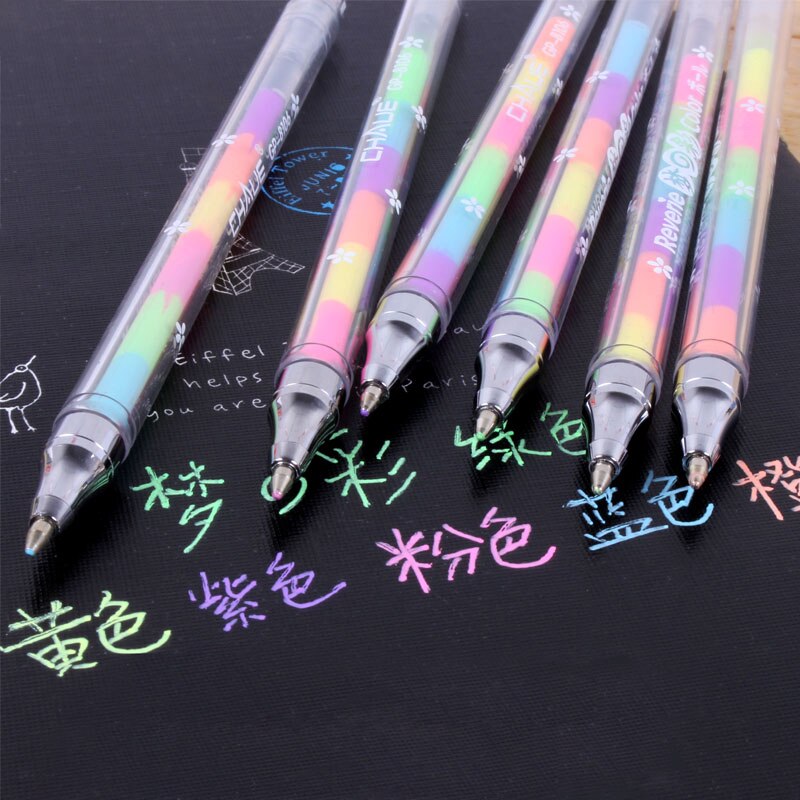 Korean Stationery 6 Pcs Cute Ink 6 Colors Highligh... – Vicedeal