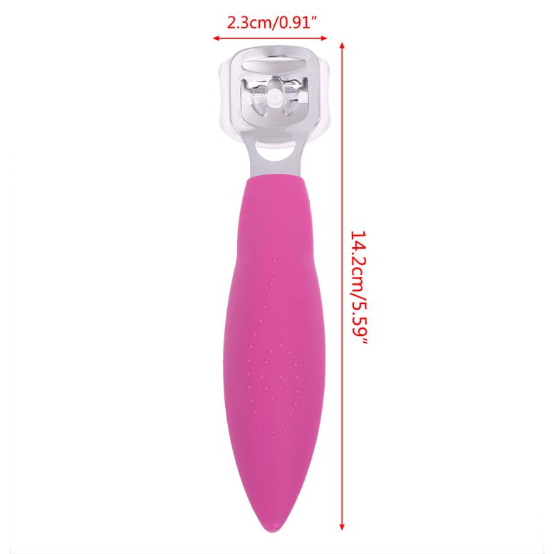 Portable Pedicure Callus Shaver Foot Hard Tough Skin Corn Remover Cutter Razor 10 Blade Feet Care Tool Set