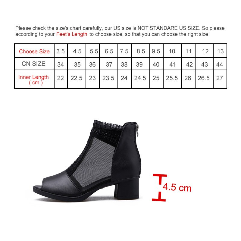 Gladiatorsandalen peep toe sandalen laarzen zomer mesh hoge hakken nette schoenen dames kant enkelband laarzen sandalen dames 8122n