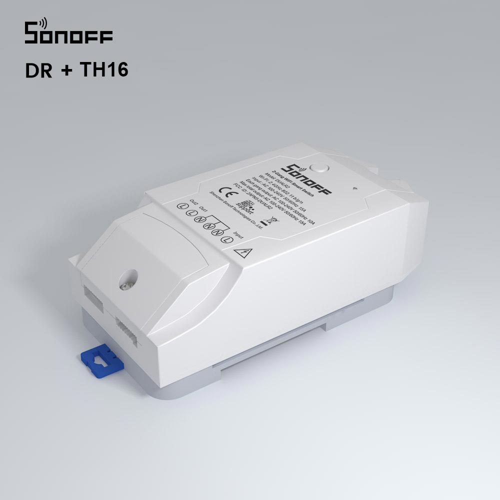 Itead Sonoff DR DIN Rail Tray Mounted Adjustable Holder Support Most Sonoff Products Basic RFR2 RFR3 POWR2 TH10/16 Dual