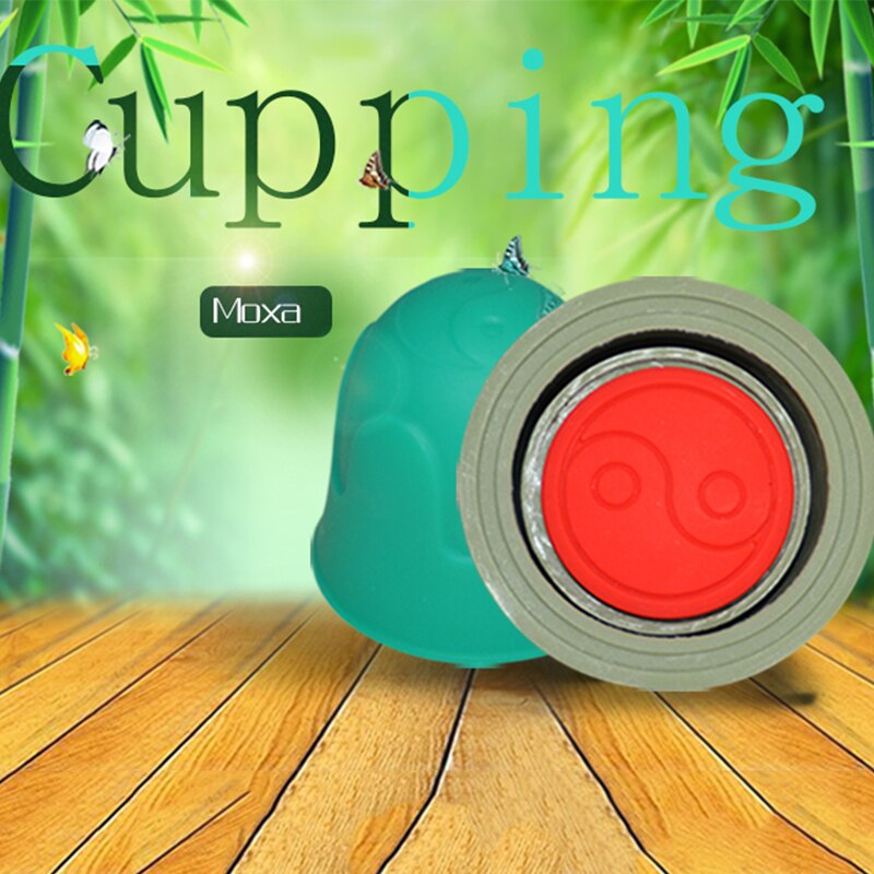 1 Stuk Familie Body Massage Helper Anti Cellulite Vacuüm Siliconen Cups Met Zelf Verwarming Slice