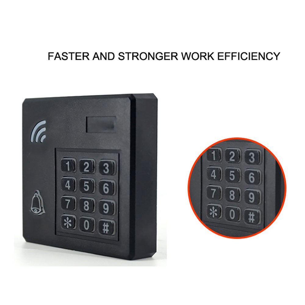 Lector de teclado RFID ID 125K wiegand26/34 salida impermeable IP67 instalación exterior utilizado para el lector de Control de acceso