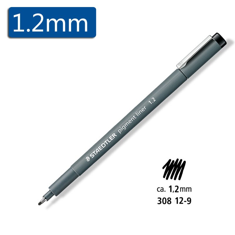 STAEDTLER Needle Pens 308 Waterproof Drawing Liners Sketching Art Marker Stroking Drawing Manuscript Student Artist: 12