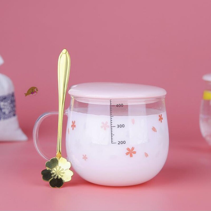 Tasse à café lait chat mignon | Tasse à café tasse à eau en verre, tasse à thé Cartoon, maison bureau petit déjeuner tasse à lait pour jus de fruits,: green