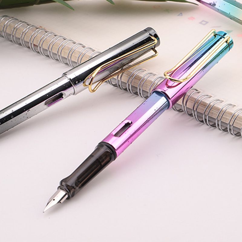 Gradient Fountain Pen Business Student 0.38 mm Extra Fine Nib Calligraphy Office Supply Writing Tool