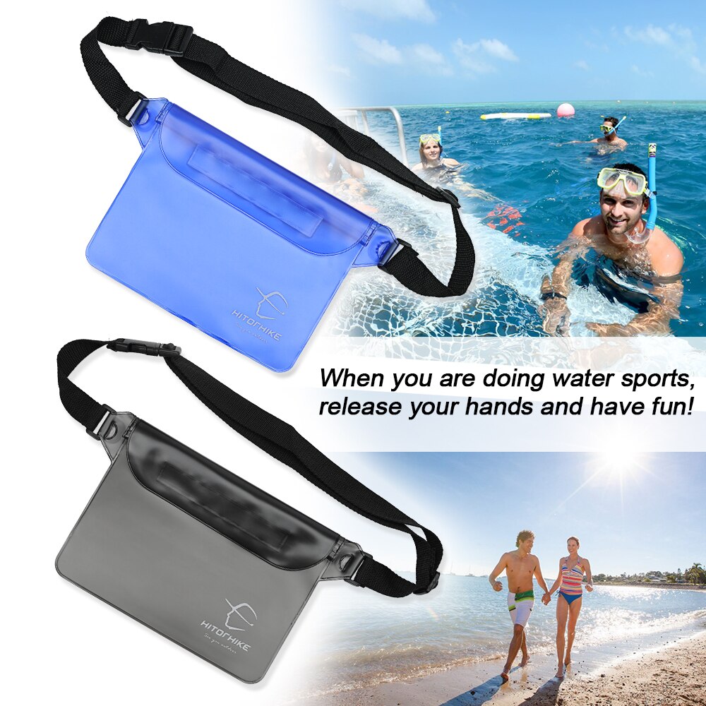 Canoa flotante para exteriores, kayak de acampada, resistente al agua para cosas bolsa seca impermeable, natación y fotos bajo el agua, 1 Uds.