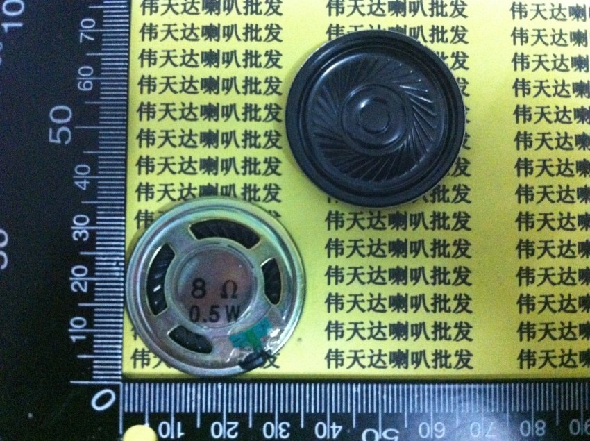 Mobile portable DVD/EVD sound speaker 8 ohm 0.5 watt 8R 0.5 W speaker Diameter 36 MM 3.6 cm dikke 4.8 MM Luidspreker