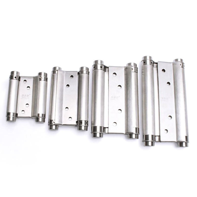 1pc Double open spring hinge Stainless steel two way free door hinge cowboy