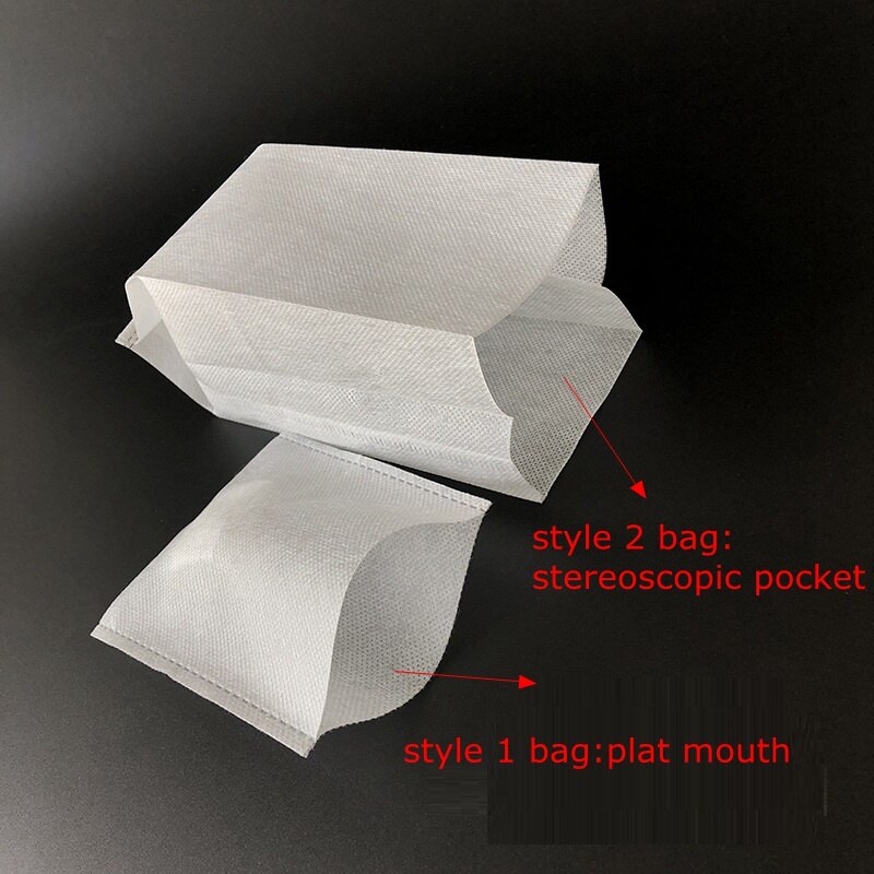 100pcs Biodegradable Non-woven Nursery Bags Plant Grow Bag Ventilation Fabric Seedling Pots Eco-Friendly Aeration Planting Pot