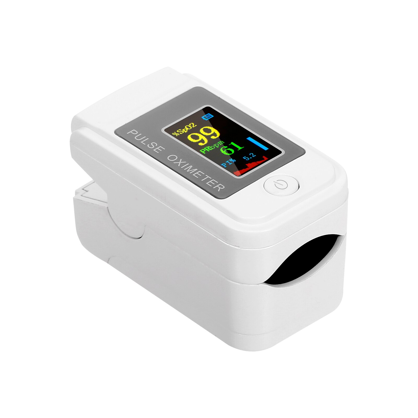 Blood Oxygen Monitor Pulsoxymeter SpO2 Zuurstof Verzadiging Monitor Binnen 24 Uur (Zonder Batterij): Type 6