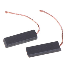 2 stk god sort kulbørste motor 5*13.5*40mm med 70mm længde ledning til vaskemaskine