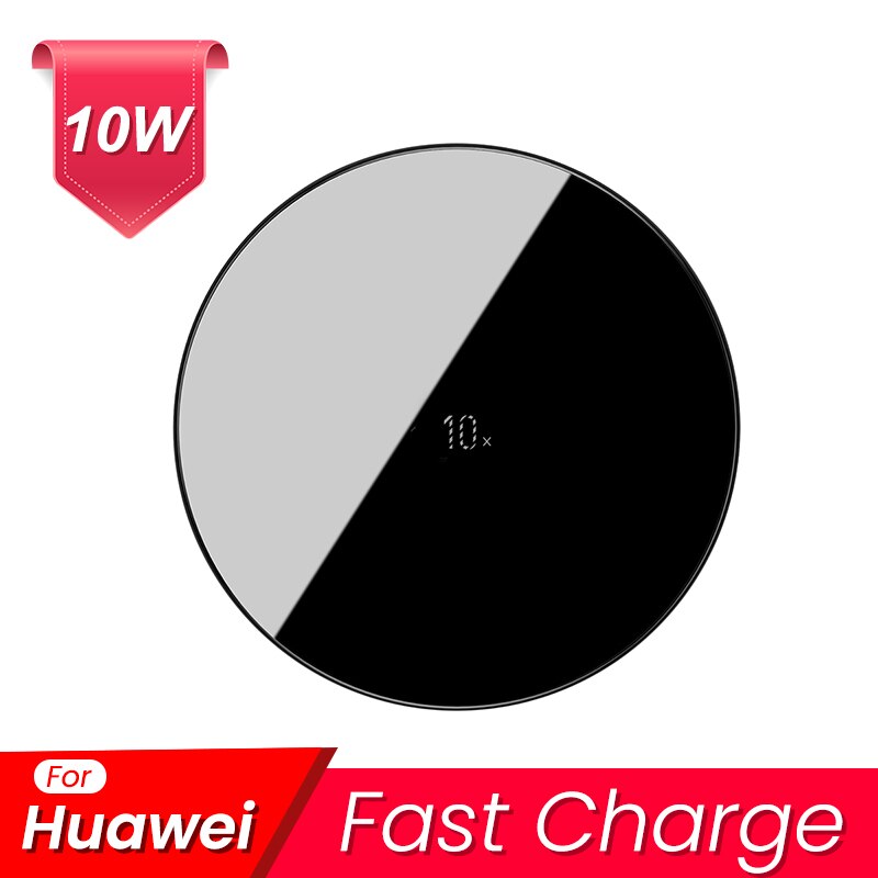 Baseus 15W Qi Wireless Charger For iPhone 11 Pro Xs Max X 8 Plus Induction Fast Wireless Charging Pad For Samsung S20 Huawei P40: 10W For Huawei