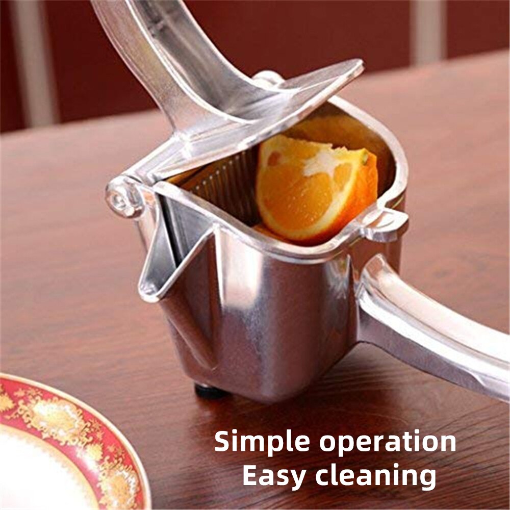 Manual Citrus Juicer - Hand Pressure Orange Lemon Sugar Cane Fruit Press - Kitchen Tool
