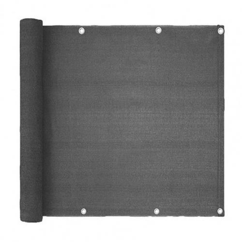 Balcony Sunshade Net Portable DIY Privacy Screen Fence Mesh Sunshade Net for Household Supplies: Grey