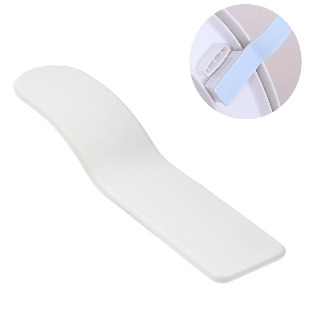 1PC Toilet Seat Cover Sticking Lifter Sanitary Clean Lifting Sticker Bathroom Supply Tools Lift Handle Stick: beige