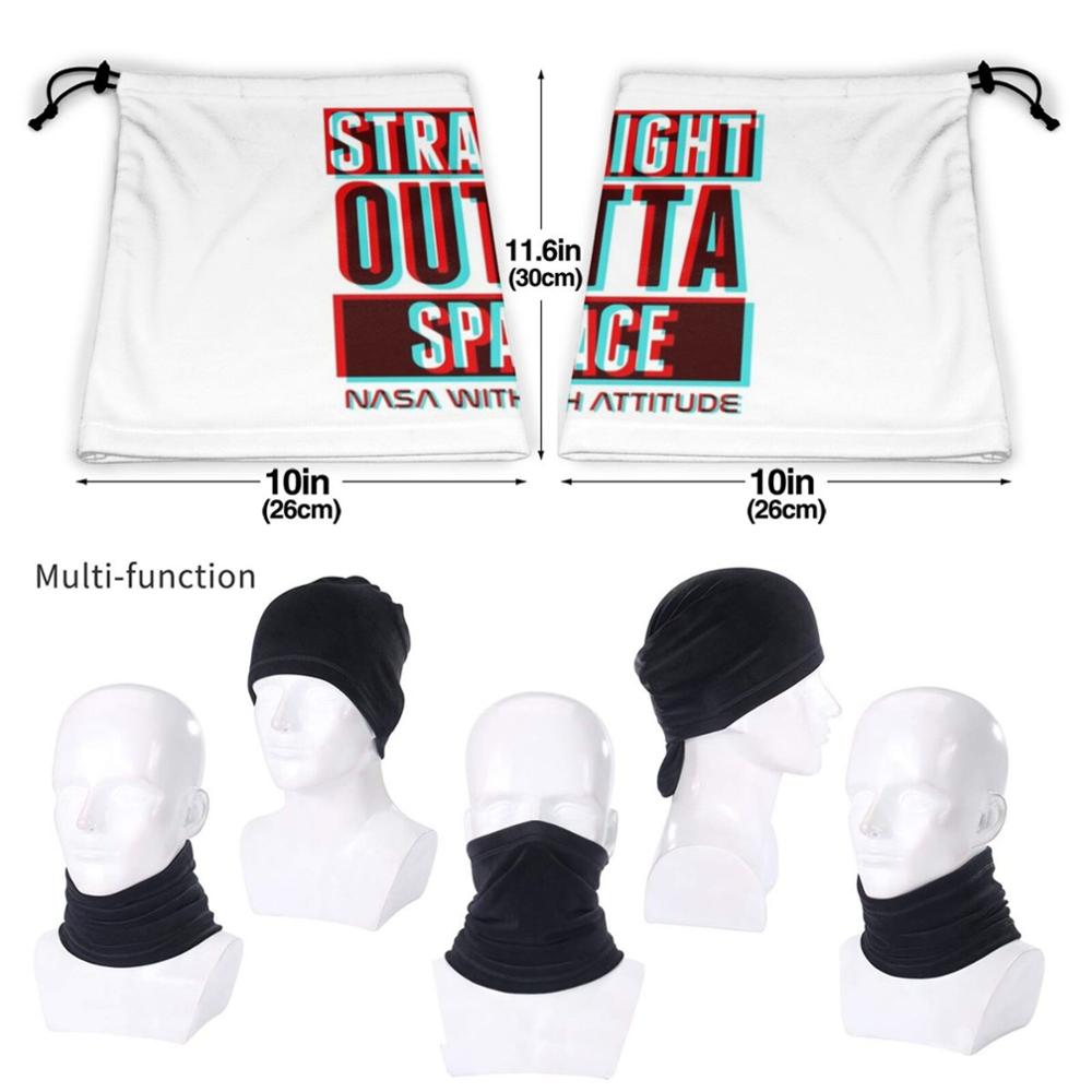 Straight Outta Space 1 3d Scarf Bandana Headband Outdoor Climbing Warmer Face Mask Nwa Compton Straight Outta Compton Hip Hop