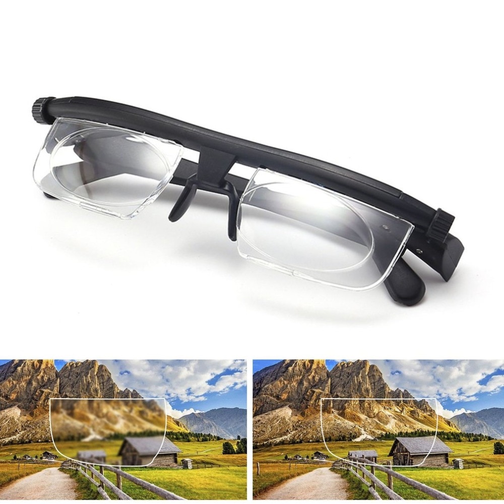 Verstelbare Leesbril Lenzen Bijziend Verziend Computer Lezen Rijden Unisex Correctie Verrekijker Focus Lenzenvloeistof