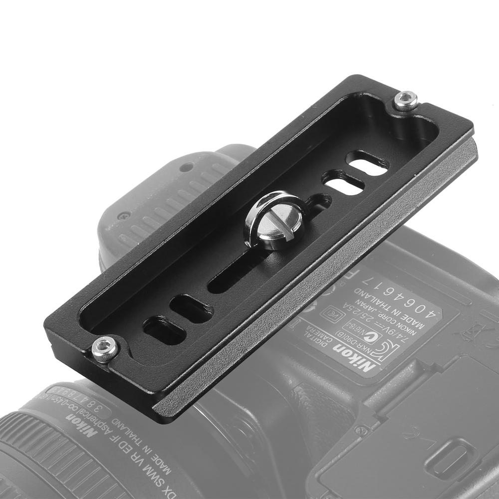Metalen PU100 Quick Release Plaat Voor Arca Swiss Benro Plaat Monopod Statief Balhoofd Slr Camera Accessoires Met 1/4 "Schroef mount