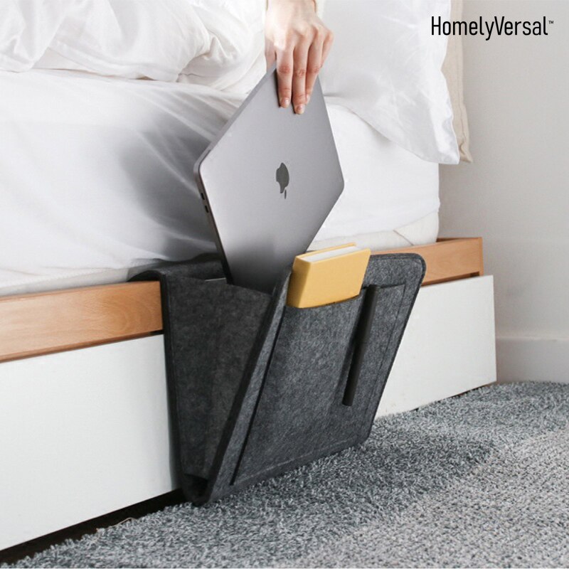 Bedside Storage Organizer Bedside Hanging Pocket for Organizing Magazine Phone Small Things Space Saving bed package