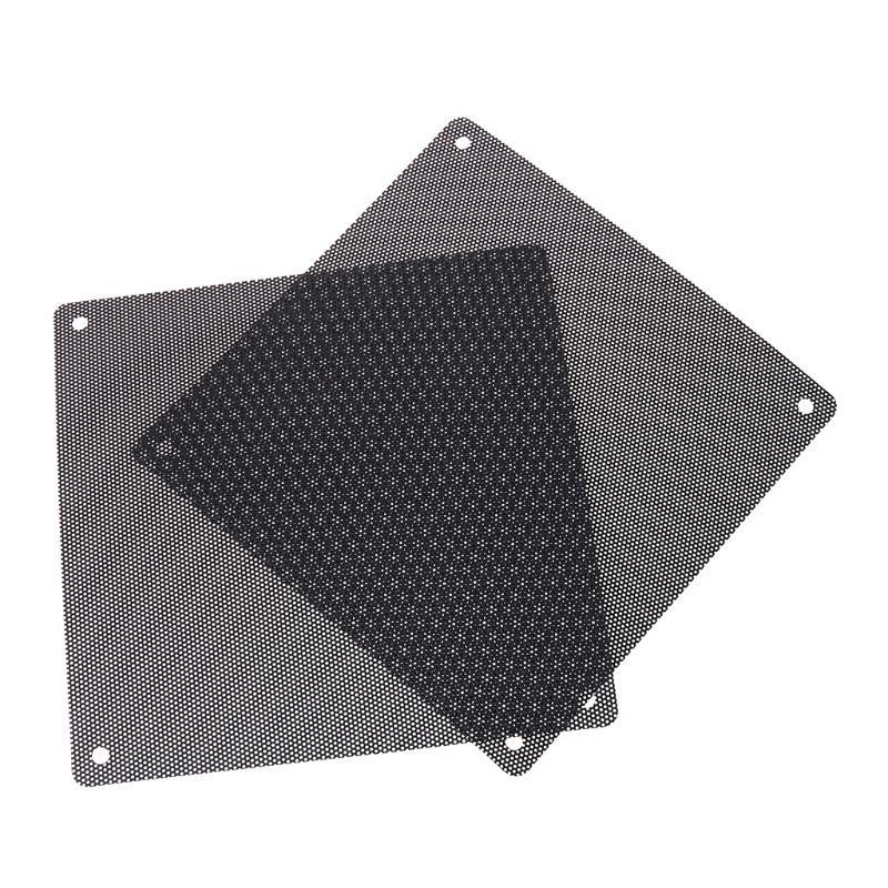 5PCS PC Computer Case Fan Cooler Dust Filter Dustproof Mesh 140mm Cuttable PVC Black