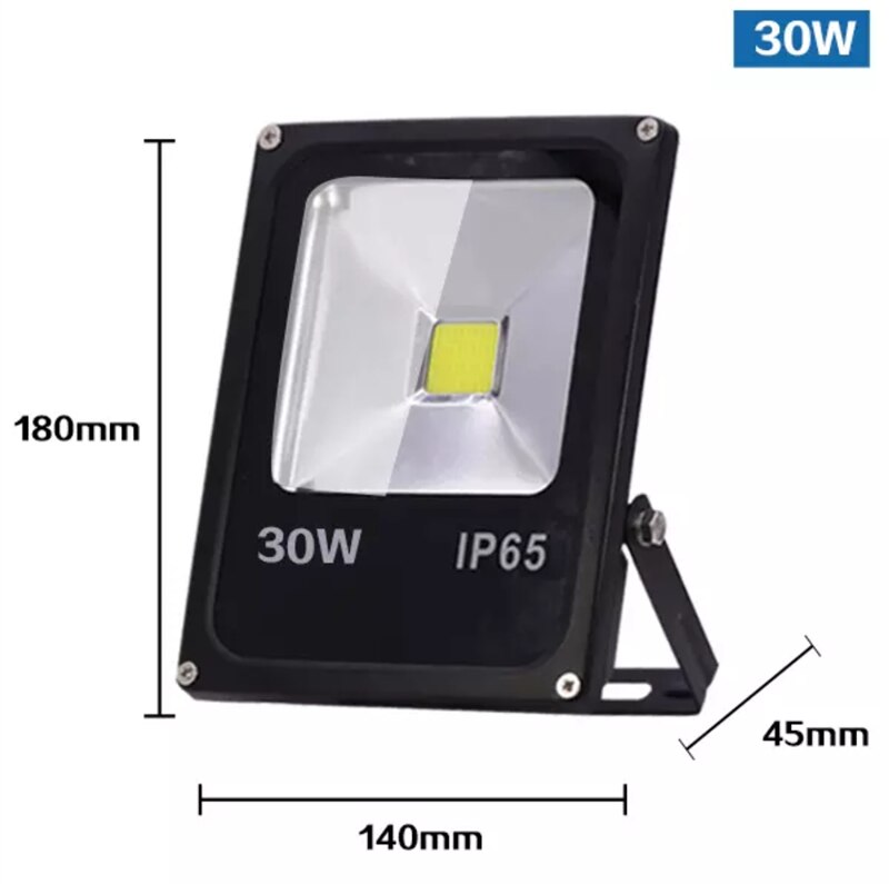 Motion Sensor LED floodlight 10 W 30 W 50 W 220 V floodlight reflector foco LED outside Waterproof IP65 Outdoor SpotLight: 30W / Warm White