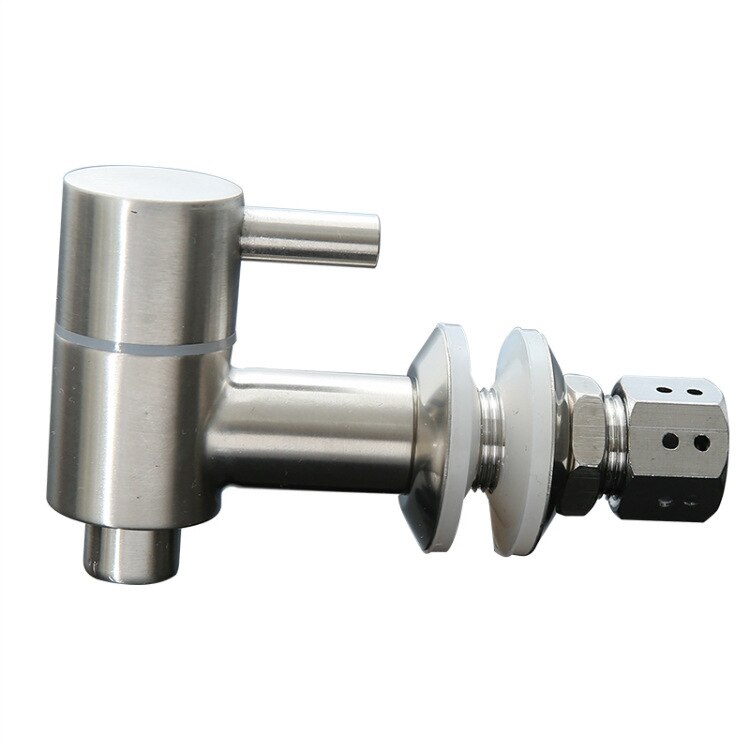 Glass Bottle Faucet 304 Stainless Steel Faucet Bubble Wine Jar Faucet Ceramic Wine Tank Barrel Valve Switch