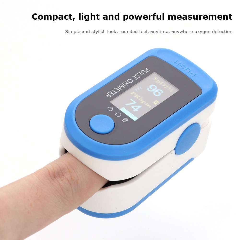 Bluetooth Finger Pulse Oximeter Vinger Oximeter Led Screen Bloedzuurstofverzadiging Monitor Hartslag Oximeter