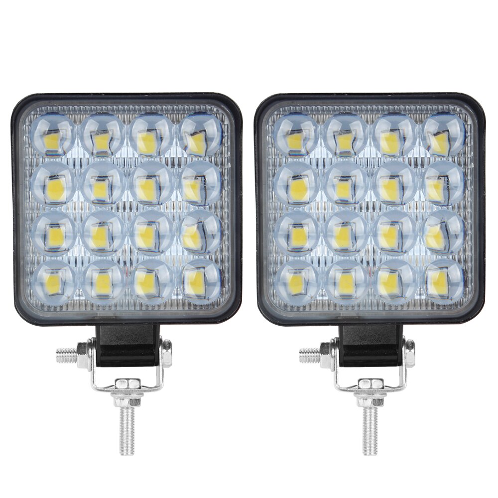 Led light bar 48w Led bar 16barra Led car light For 4x4 led bar offroad SUV ATV Tractor Boat Trucks Excavator 12V 24V work light: 2pcs 48W work light