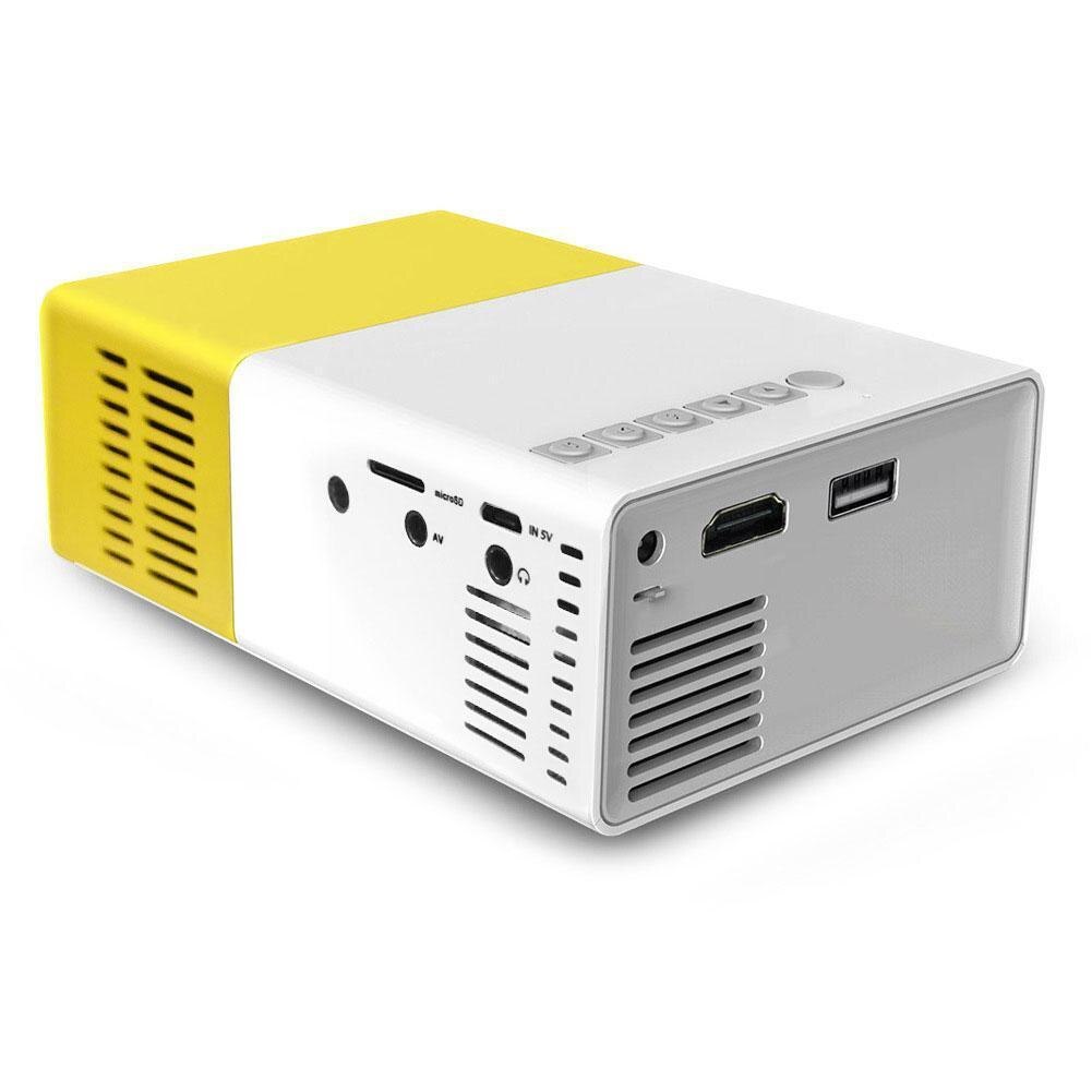 Thuis Mini Projector Yg300 Led Projector Home Audio Video Usb Media Draagbare 1080P Speler Ondersteunt H1l6