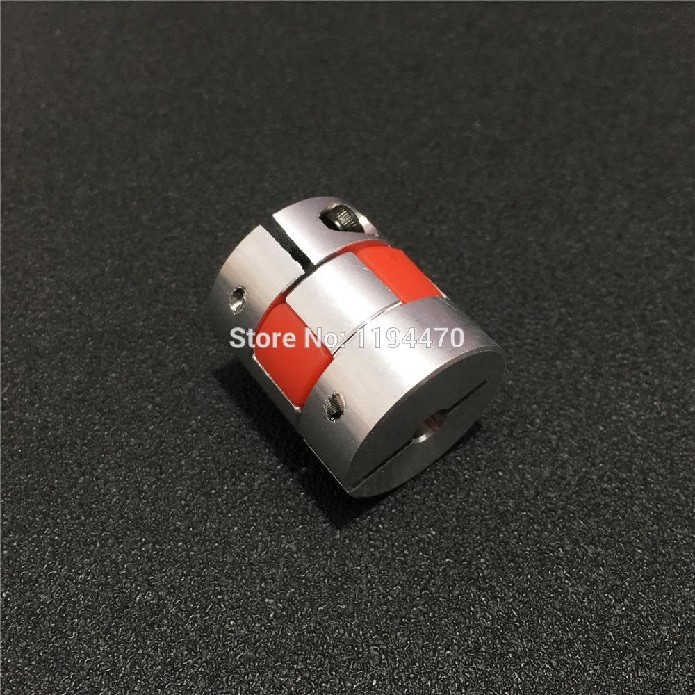 5 pces bf 4x12mm d25 l30 4mm a 12mm flexível ameixa acoplamento cnc motor deslizante eixo acoplador conector impressora 3d