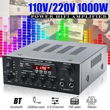 1000W Home Amplifiers Audio 220V Hifi Bass Audio Power Amplifier Sales Home Theater Amplifier for Subwoofer Speakers