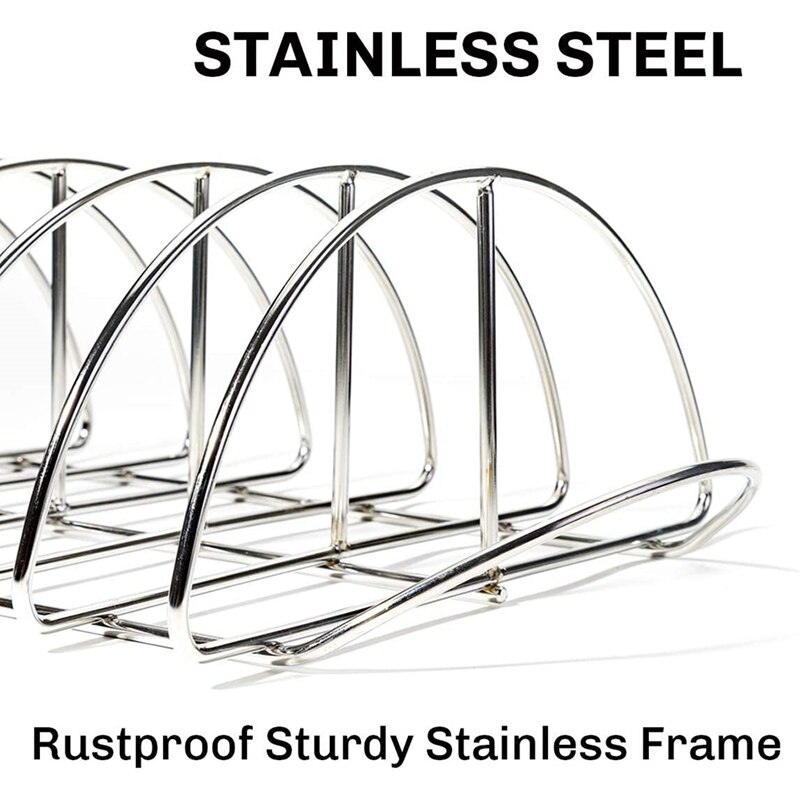 Barbecue Rib Rack for Smokers,for Large Green Eggs and Kamado Joe Smoker or Larger Barbecue Rack,for Charcoal Barbecue