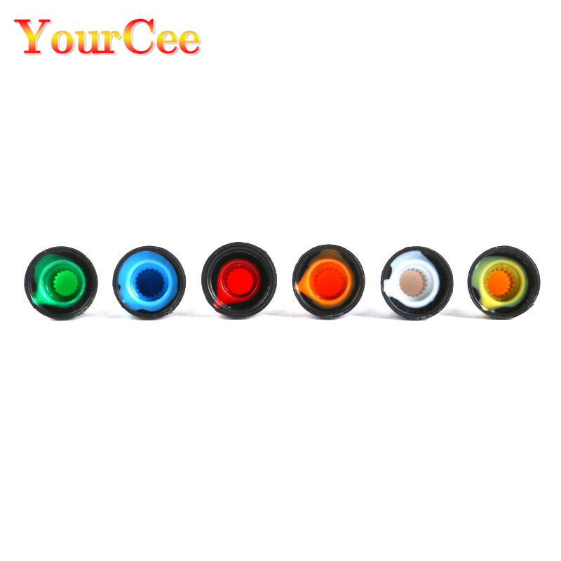 10 Stks/partij 6Mm WH148 Schakelaar Shaft Hole Dia Potentiometer Pot Knop Cap Voor Diameter 6Mm Plum Handvat Turn aan Uit Knop Knop