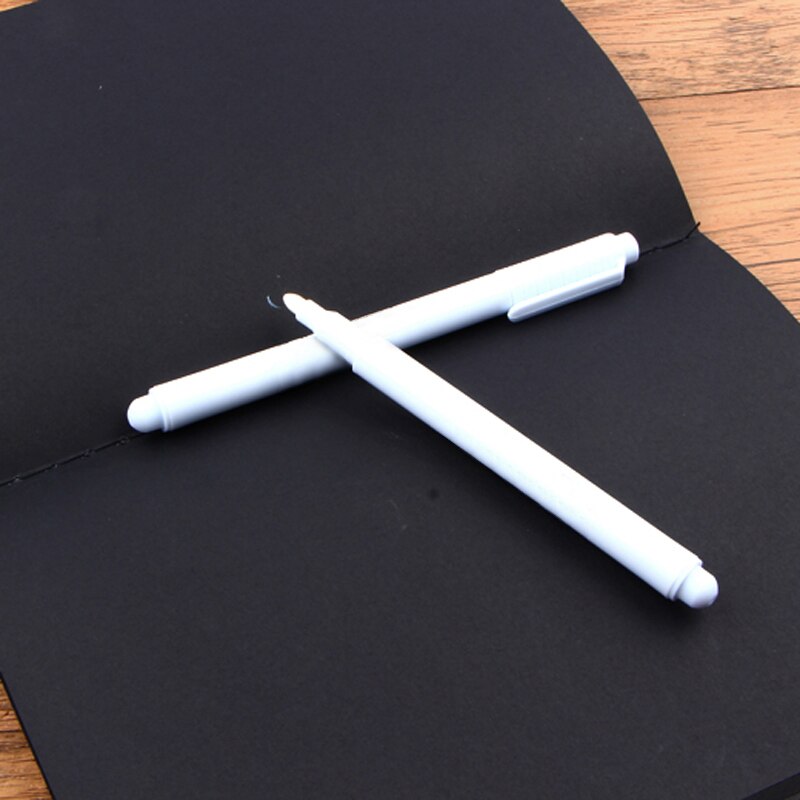 3pcs White Liquid Erase Chalk Pens Convenient Removable Marking Pens for Wall Sticker Glass Windows Blackboard Office Stationery