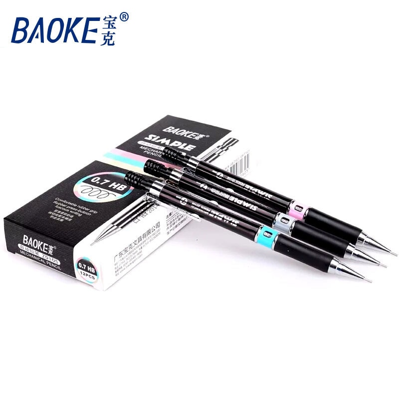 Baoke 1Pcs Automatic Pencil 0.7mm/0.5mm HB Drawing Pen Painting Pencil School Student Mechanical Pencil Office Supplies