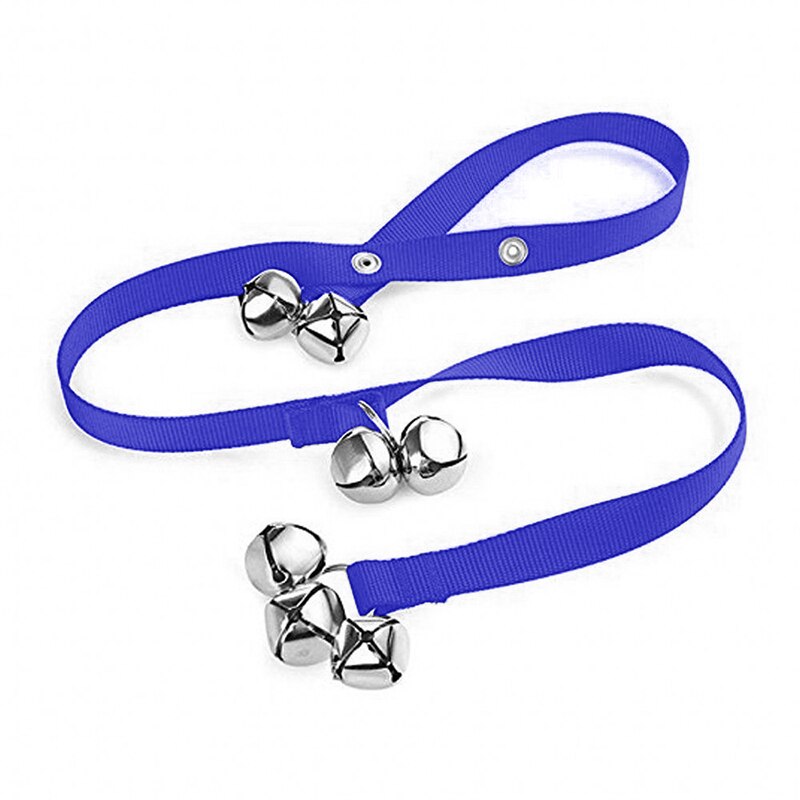 Dog Doorbells Premium Training Potty Great Adjustable Dog Bells for Housebreaking Clicker Door Bell Puppy Training Tool: Blue