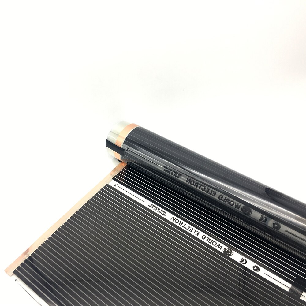 400w/m2 Infrared Carbon Underfloor Heating Film AC220V Warm Floor Mat