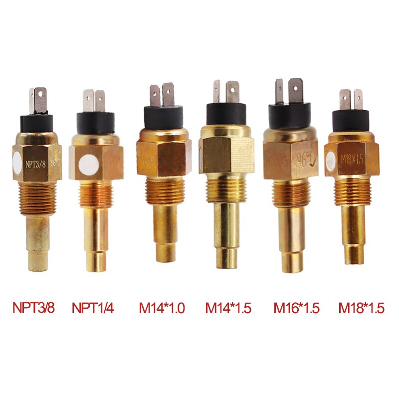 Water Temperature Sensor For Car Boat Marine Water Temperature Gauge Alarm Sender 3/8NPT 1/4NPT M14 M16 M18