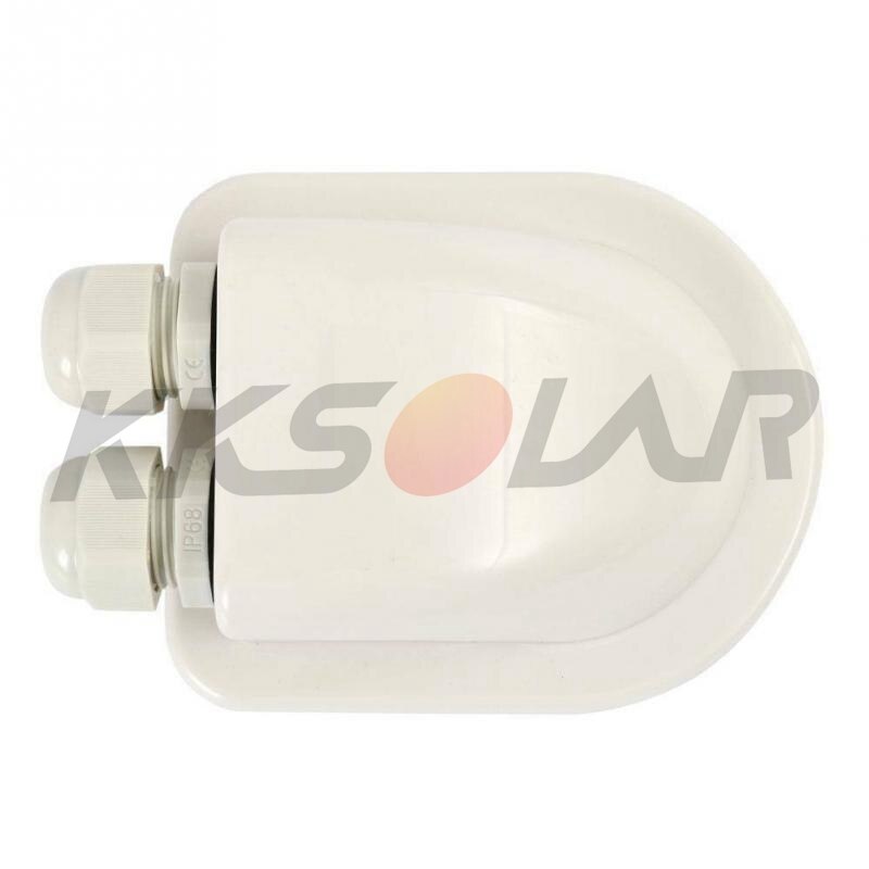 Watherproof ABS Solar Double Cable Entry Gland for 2.5mm² to 6mm² Cables,Cable Gland for Solar Project on RV Caravans Boats Sola